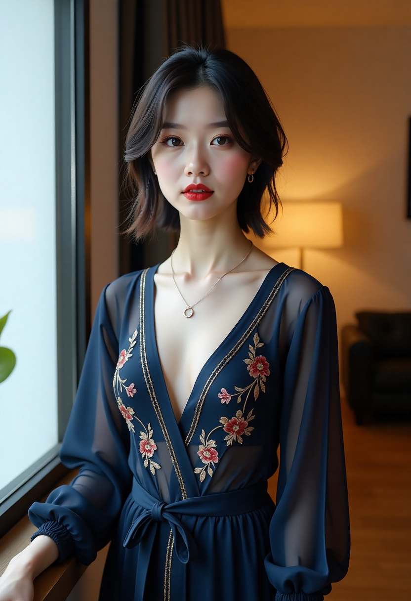 《第七次日出》中的晨光与窗边人物